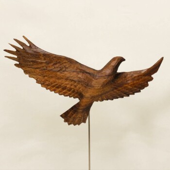 Eagles Above My Parents Place 'Eagles Above My Parents Place' sculpture art by Olivia O'Connor