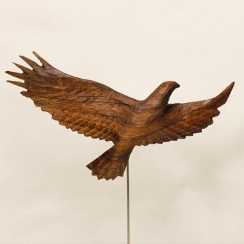 Eagles Above My Parents Place 'Eagles Above My Parents Place' sculpture art by Olivia O'Connor