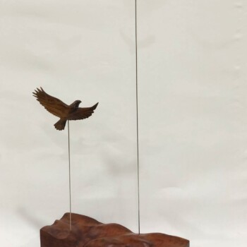 Eagles Above My Parents Place 'Eagles Above My Parents Place' sculpture art by Olivia O'Connor