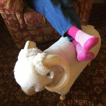 Sheep Footstool Sheep Footstool