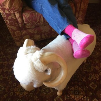 Sheep Footstool Sheep Footstool