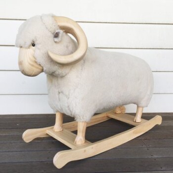 Rocking Ram with horns Rocking Ram with horns