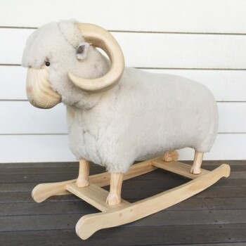 Rocking Ram with horns Rocking Ram with horns