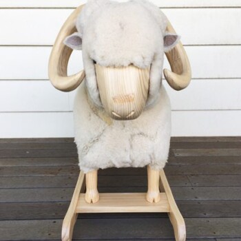 Rocking Ram with horns Rocking Ram with horns