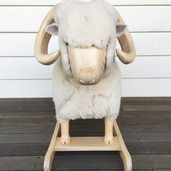 Rocking Ram with horns Rocking Ram with horns