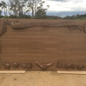 Olivia O'Connor commissioned honour board for Geelong Wine Association