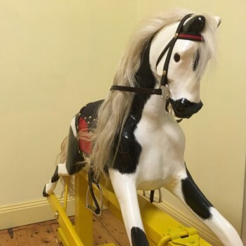 'Old Spotty' Rocking Horse after restoration. 'Old Spotty' Rocking Horse after restoration.