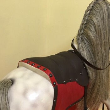 'Rocky' Roebuck Rocking Horse after restoration. 'Rocky' Roebuck Rocking Horse after restoration.