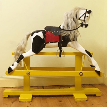 'Old Spotty' Rocking Horse after restoration. 'Old Spotty' Rocking Horse after restoration.