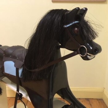 Ryan Rocking Horse after restoration. Ryan Rocking Horse after restoration.