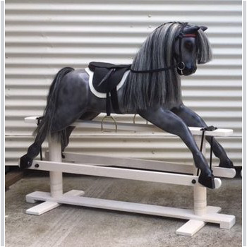 Dark Dapple Grey Rocking Horse Dark Dapple Grey Rocking Horse