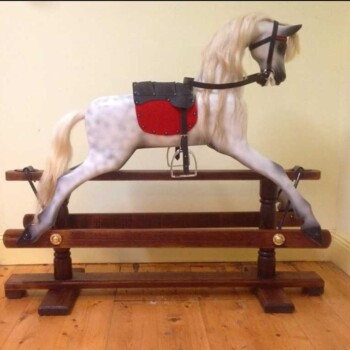 'Hoysted' Bartlett 'Hoysted' Bartlett rocking horse after modern restoration