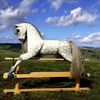 Light Dapple Grey Rocking Horse Light Dapple Grey Rocking Horse